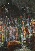 Floris Verster Still Life with Bottles Norge oil painting reproduction
